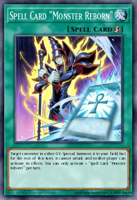 Spell Card "Monster Reborn" INFO-EN099