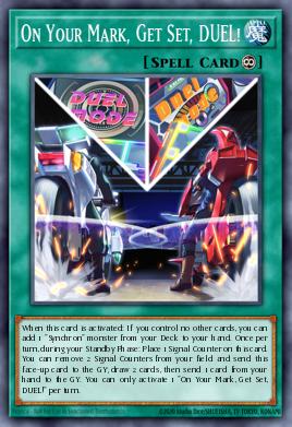 On Your Mark, Get Set, DUEL! RA03-EN276