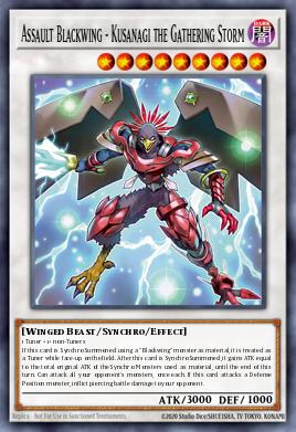 Assault Blackwing - Kusanagi the Gathering Storm MAMO-EN026
