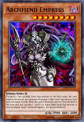 Archfiend Empress STBL-EN000