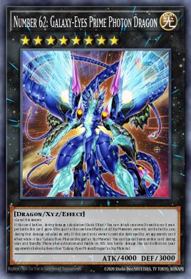 Number 62: Galaxy-Eyes Prime Photon Dragon BLGG-EN140