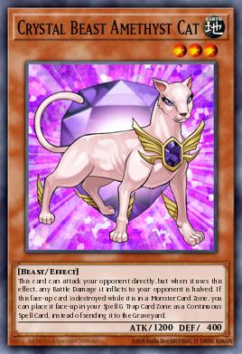 Crystal Beast Amethyst Cat OP07-PT031