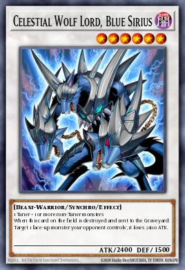 Celestial Wolf Lord, Blue Sirius MP14-EN183