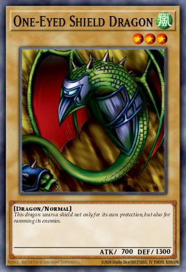 One-Eyed Shield Dragon LOB-EN087