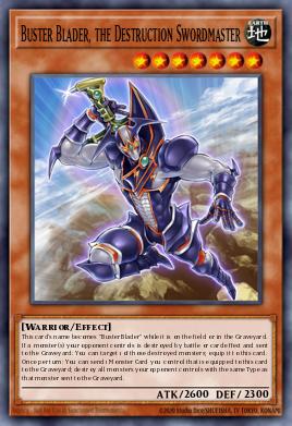 Buster Blader, the Destruction Swordmaster SBCB-EN182