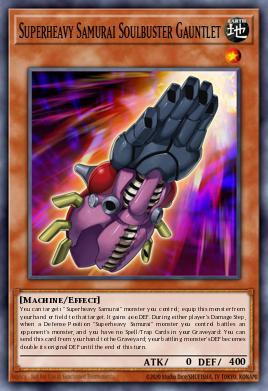 Superheavy Samurai Soulbuster Gauntlet MP16-EN008