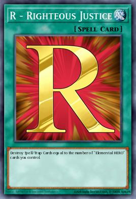 R - Righteous Justice LCGX-EN090
