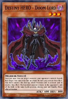 Destiny HERO - Doom Lord LCGX-EN122