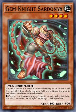 Gem-Knight Sardonyx HA07-EN001