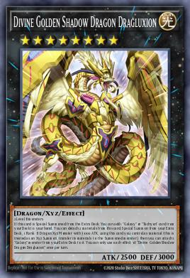 Divine Golden Shadow Dragon Dragluxion MAMO-EN085
