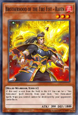 Brotherhood of the Fire Fist - Raven OP12-PT014
