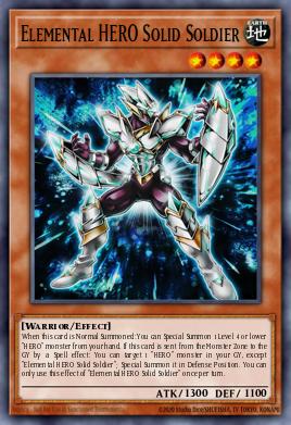 Elemental HERO Solid Soldier TOCH-EN040
