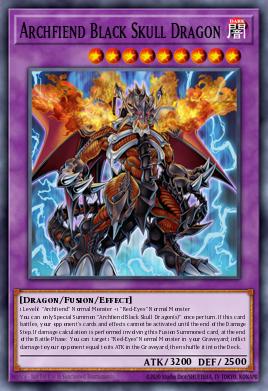 Archfiend Black Skull Dragon CORE-EN048