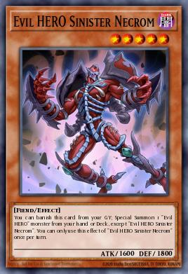 Evil HERO Sinister Necrom OP27-EN017