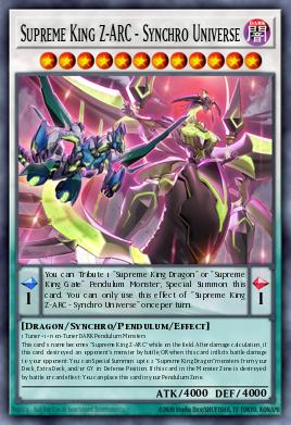 Supreme King Z-ARC - Synchro Universe MP25-EN207