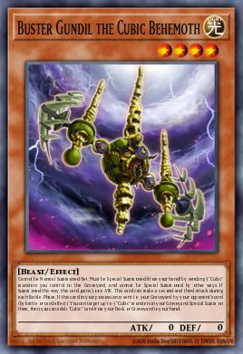 Buster Gundil the Cubic Behemoth MVP1-EN035