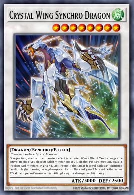 Crystal Wing Synchro Dragon DUPO-EN068