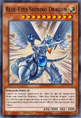 Blue-Eyes Shining Dragon MOV-EN001