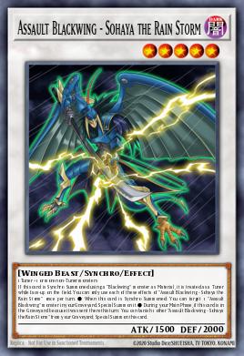 Assault Blackwing - Sohaya the Rain Storm BLAR-EN062