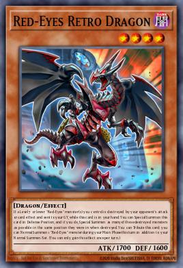 Red-Eyes Retro Dragon LEDU-EN005