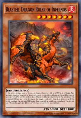 Blaster, Dragon Ruler of Infernos RA03-EN010