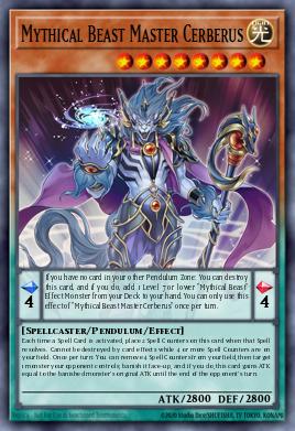 Mythical Beast Master Cerberus MP18-EN185