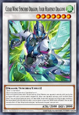Clear Wing Synchro Dragon, Four Heavenly Dragons MAMS-EN014