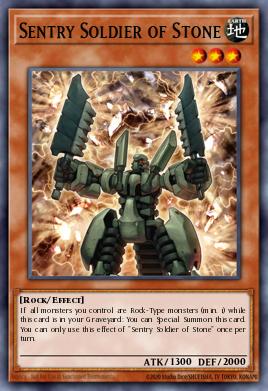 Sentry Soldier of Stone MVP1-EN012