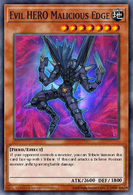Evil HERO Malicious Edge LCGX-EN029
