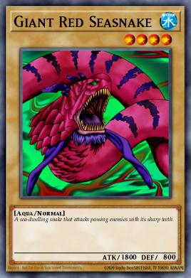 Giant Red Seasnake WP11-EN008