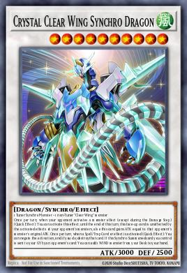 Crystal Clear Wing Synchro Dragon LAVD-ENS32