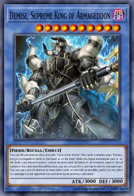 Demise, Supreme King of Armageddon OP08-PT005