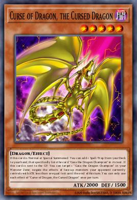 Curse of Dragon, the Cursed Dragon LDS1-EN118