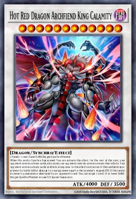 Hot Red Dragon Archfiend King Calamity DUPO-EN059