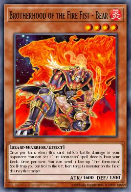 Brotherhood of the Fire Fist - Bear RA04-EN198