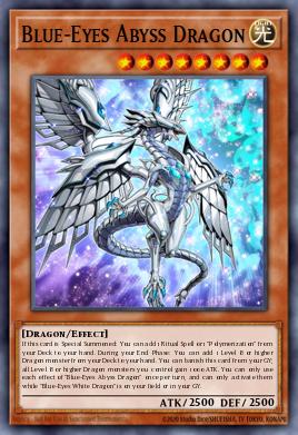 Blue-Eyes Abyss Dragon MAMA-EN056