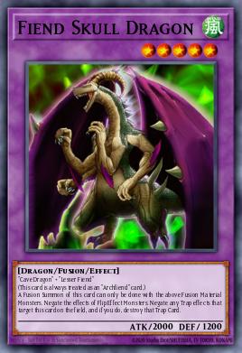 Fiend Skull Dragon DB2-EN154