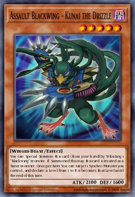 Assault Blackwing - Kunai the Drizzle MP16-EN119