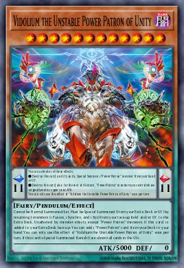 Vidolium the Unstable Power Patron of Unity BLZD-EN010