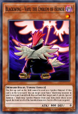 Blackwing - Vayu the Emblem of Honor RA03-EN224