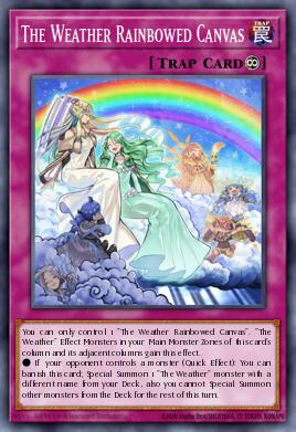 The Weather Rainbowed Canvas MGED-EN101