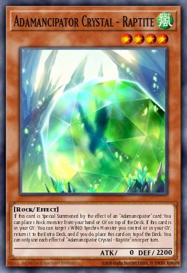 Adamancipator Crystal - Raptite MP21-EN228