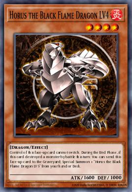 Horus the Black Flame Dragon LV4 SOD-EN006