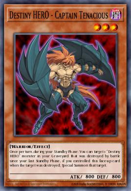 Destiny HERO - Captain Tenacious LCGX-EN123