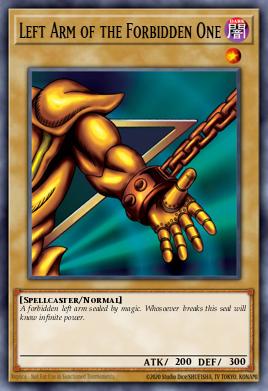 Left Arm of the Forbidden One LOB-EN123