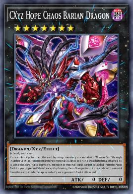 CXyz Hope Chaos Barian Dragon BETB-EN044