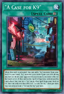 "A Case for K9" 26LP-EN011