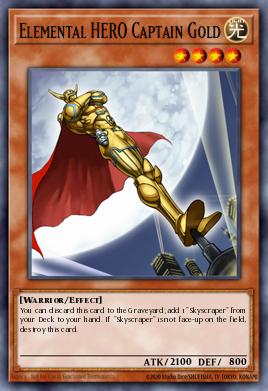 Elemental HERO Captain Gold LCGX-EN026
