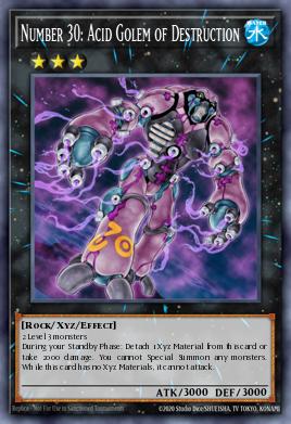 Number 30: Acid Golem of Destruction RA04-EN165