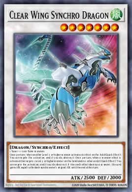 Clear Wing Synchro Dragon LAVD-ENS24
